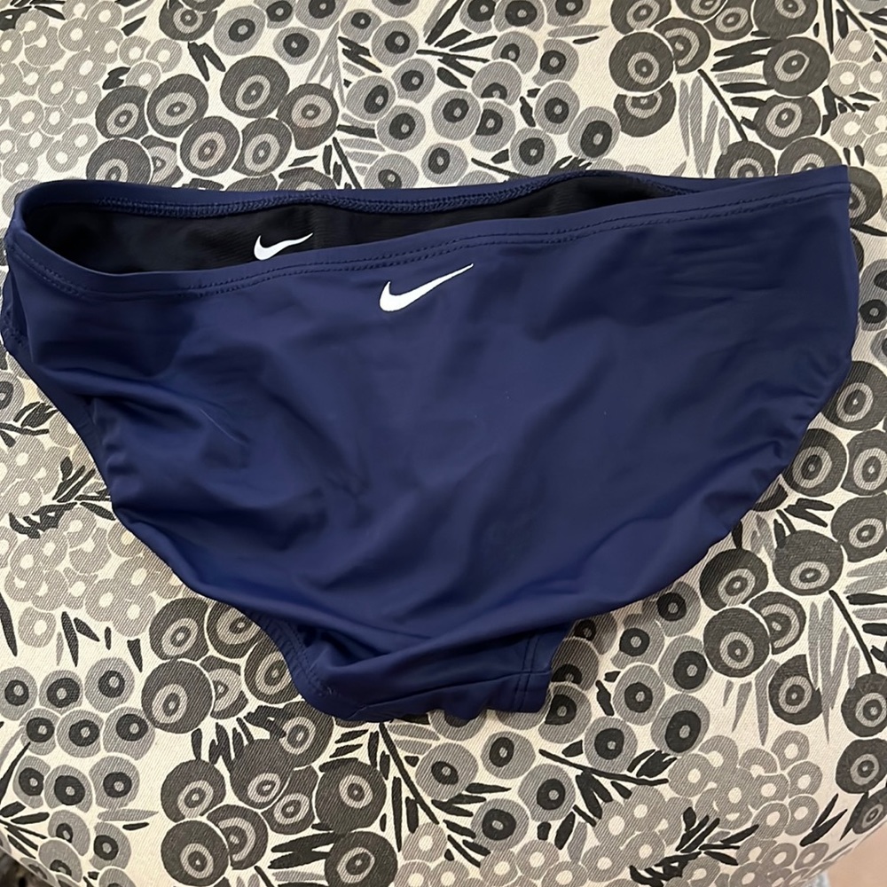 small, blue nike bikini bottoms
